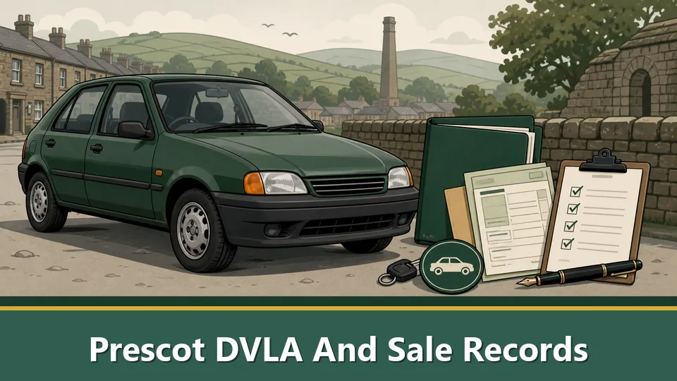 Prescot DVLA And Sale Records